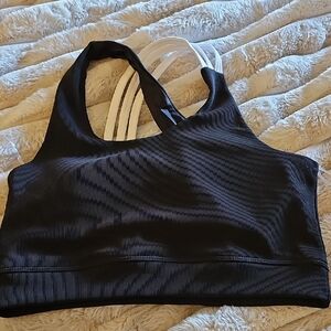 Elegant Black and White Sports Bra